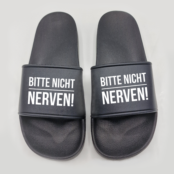 Badeschuhe Bitte nicht nerven