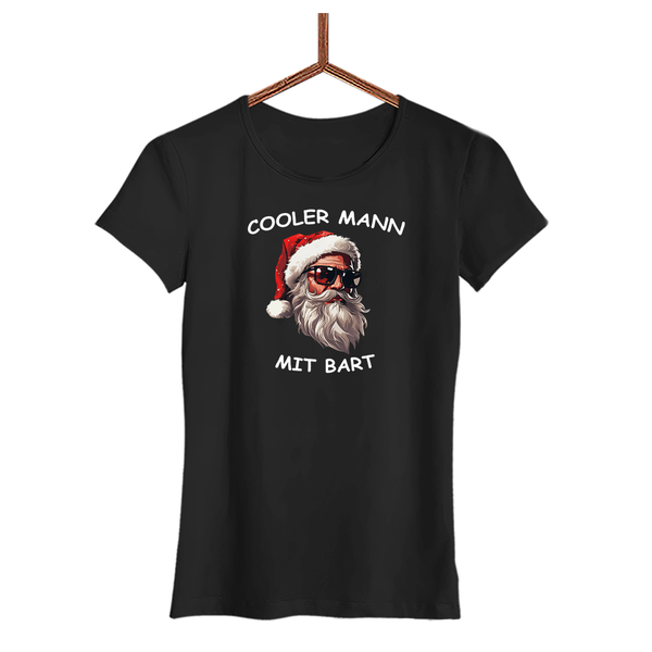 Damen T-Shirt Cooler Mann mit Bart