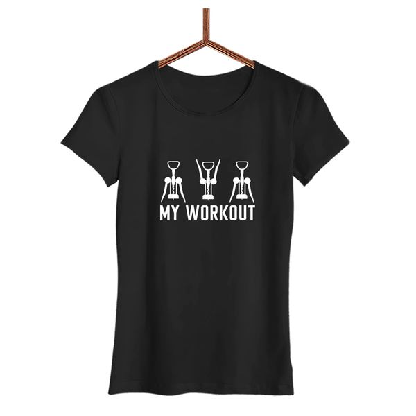 Damen T-Shirt My Workout