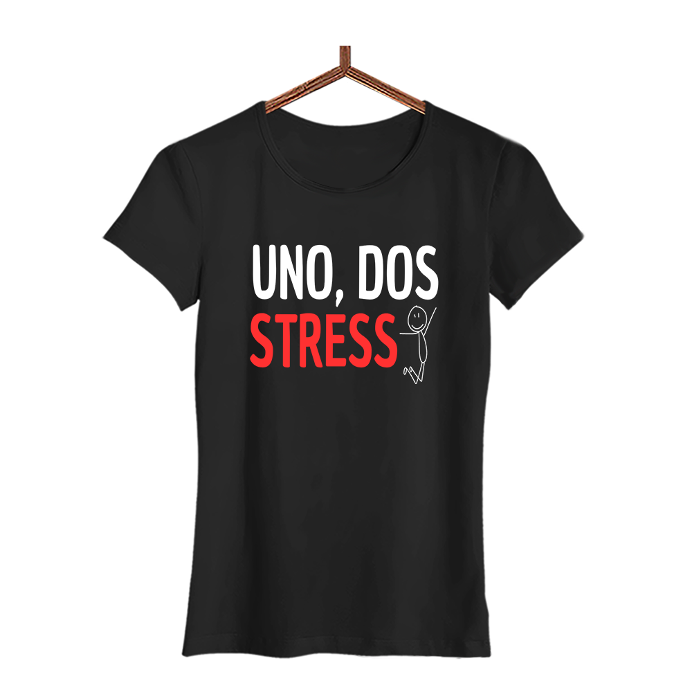 Damen T-Shirt UNO, DOS STRESS