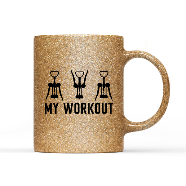 Tasse Glitzer Edition My Workout