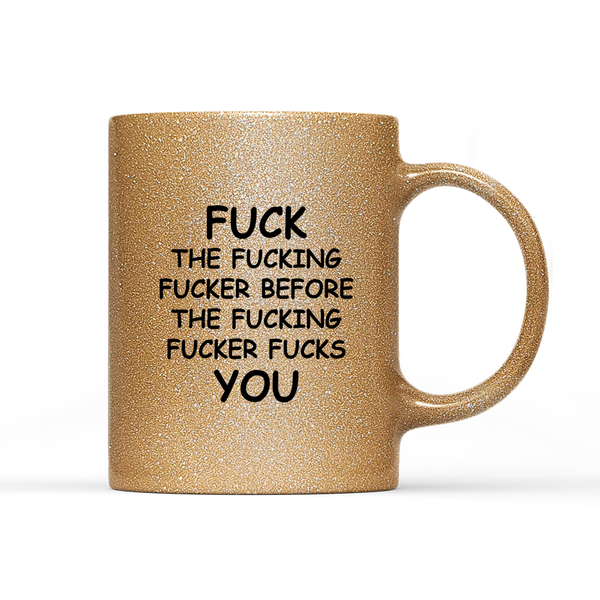 Tasse Glitzer Edition Fuck