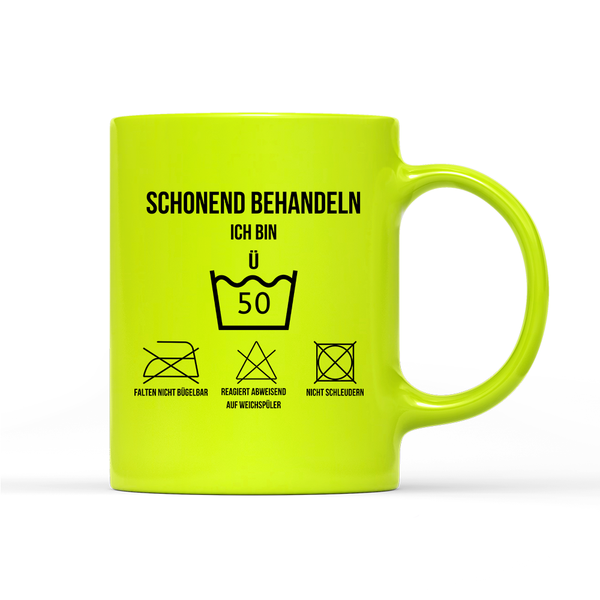 Tasse Neon Schonend behandeln 50