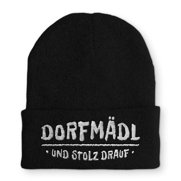 Mütze Dorfmädel und Stolz drauf