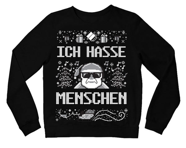 Ich hasse menschen ugly christmas