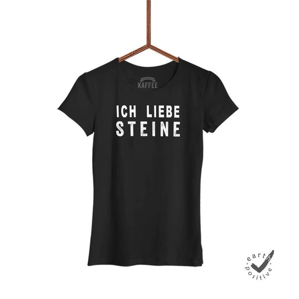 Damen T-Shirt Ich liebe Steine