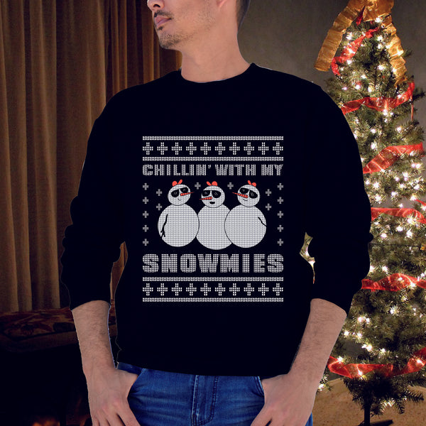 CHILLIN WITH MY SNOWMIES WEIHNACHTSSWEATSHIRT WEIHNACHTEN