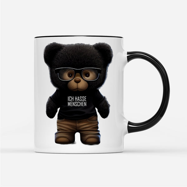 Tasse Teddybär Ich hasse Menschen