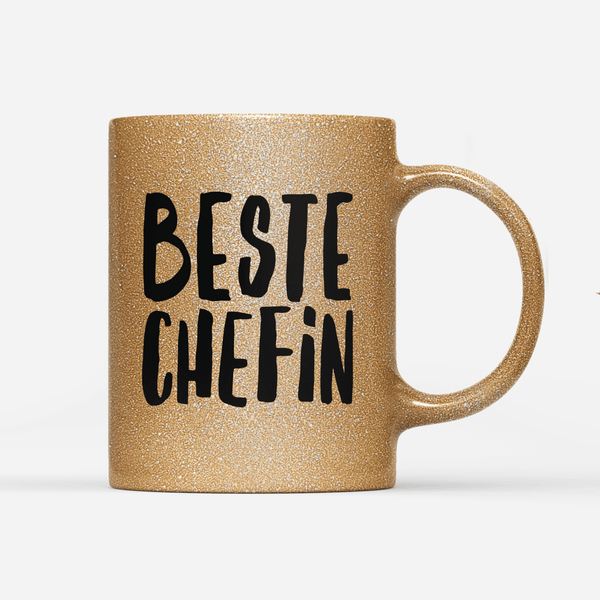 Tasse Glitzer Edition beste Chefin