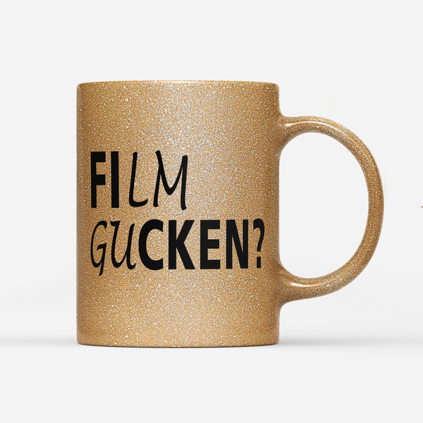 Tasse Glitzer Edition Film gucken