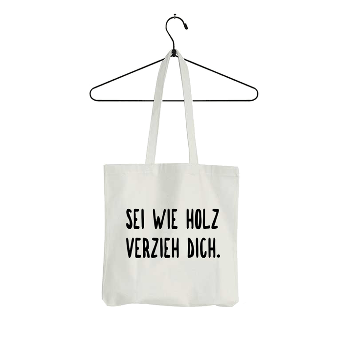 tasche weiss - sei wie holz