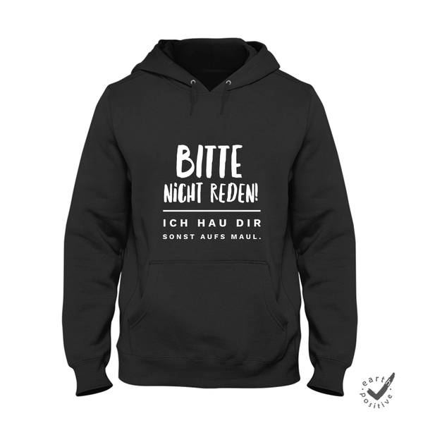 Hoodie Unisex Bitte nicht reden Größe 5XL Sale